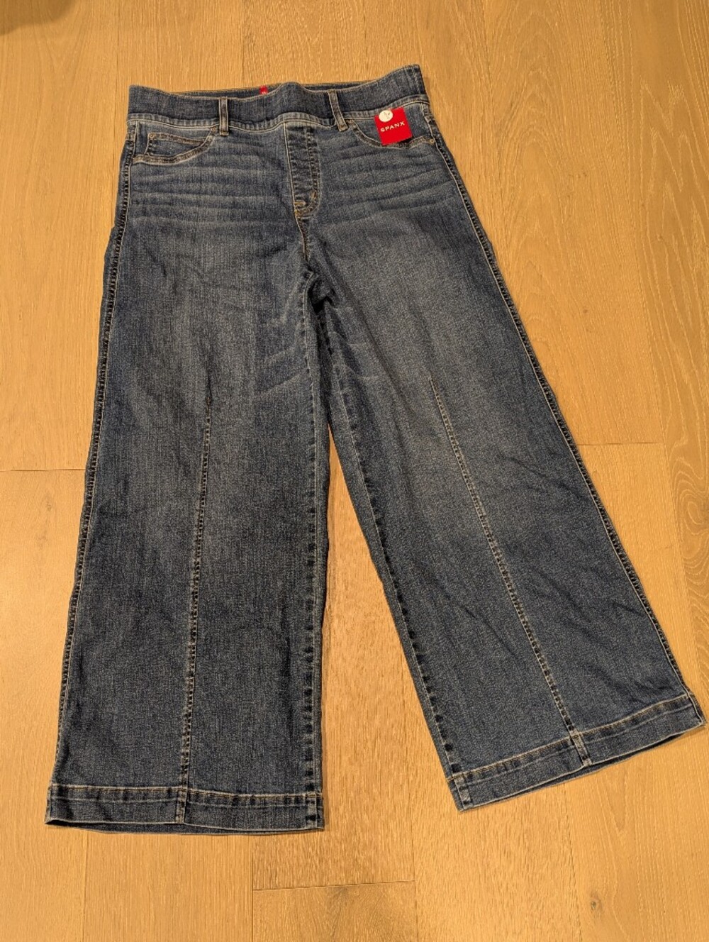 Spanx Petite Wide Leg Jeans